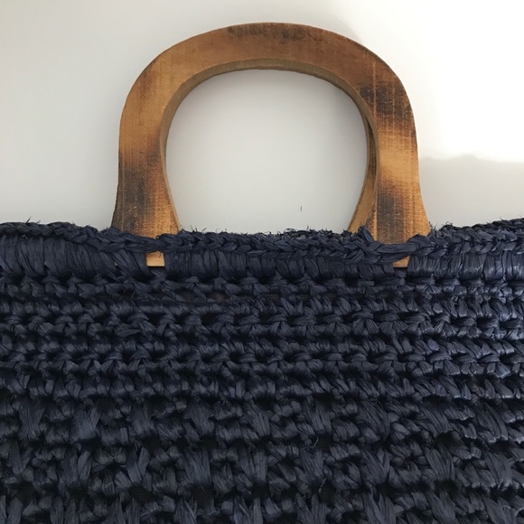 Marcus Brothers Italy Vintage Straw Handbag - Picture 3 of 10